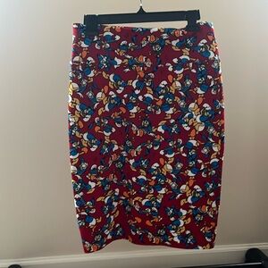 Donald Duck print LulaRoe Cassie